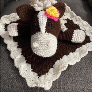 Horse baby blanket